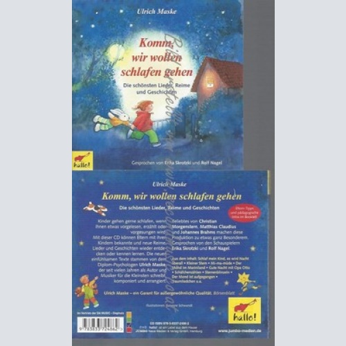 CD--ULRICH MASKE -- --- KOMM, WIR WOLLEN SCHLAFEN GEHEN
