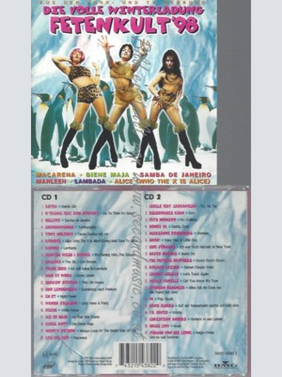 CD--VARIOUS -- --CD -- FETENKULT 98 - DIE VOLLE WINTERLADUNG