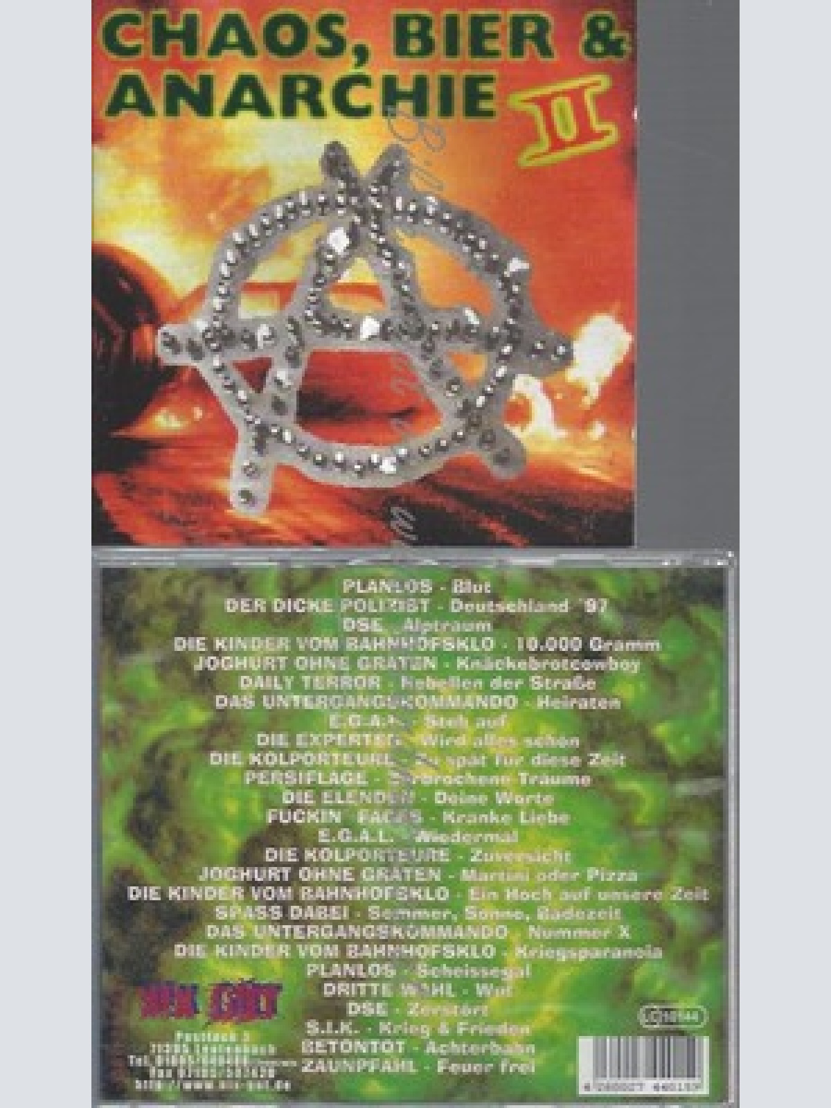 CD--VARIOUS -- -- CHAOS,BIER & ANARCHIE VOL.2