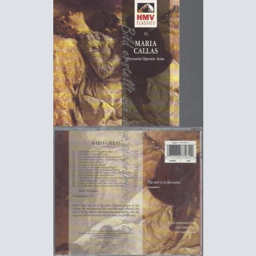 CD--MARIA CALLAS -- FAVOURITE OPERATIC ARIAS --