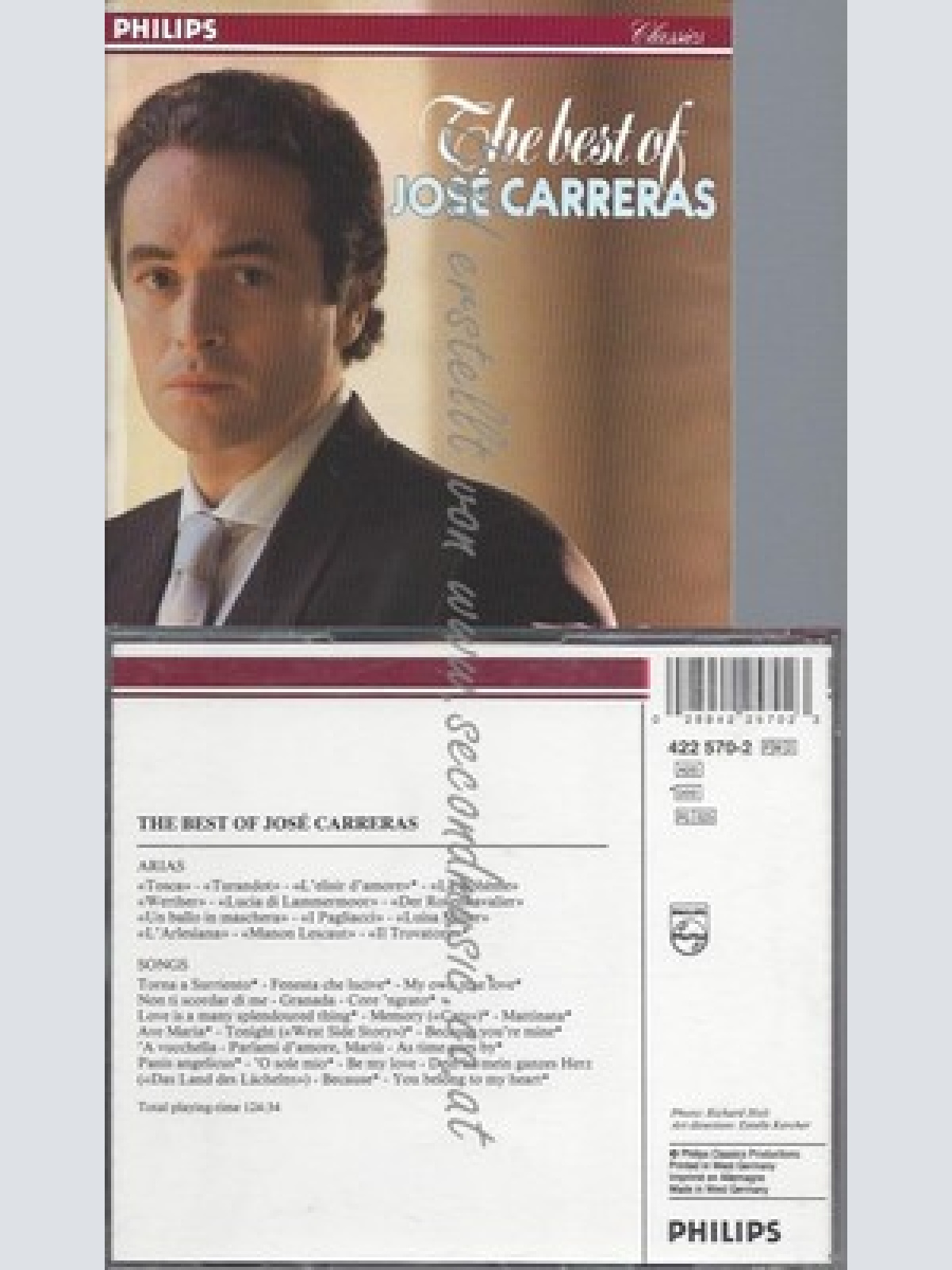 CD--JOSE CARRERAS UND VARIOUS -- -- --CD -- THE BEST OF