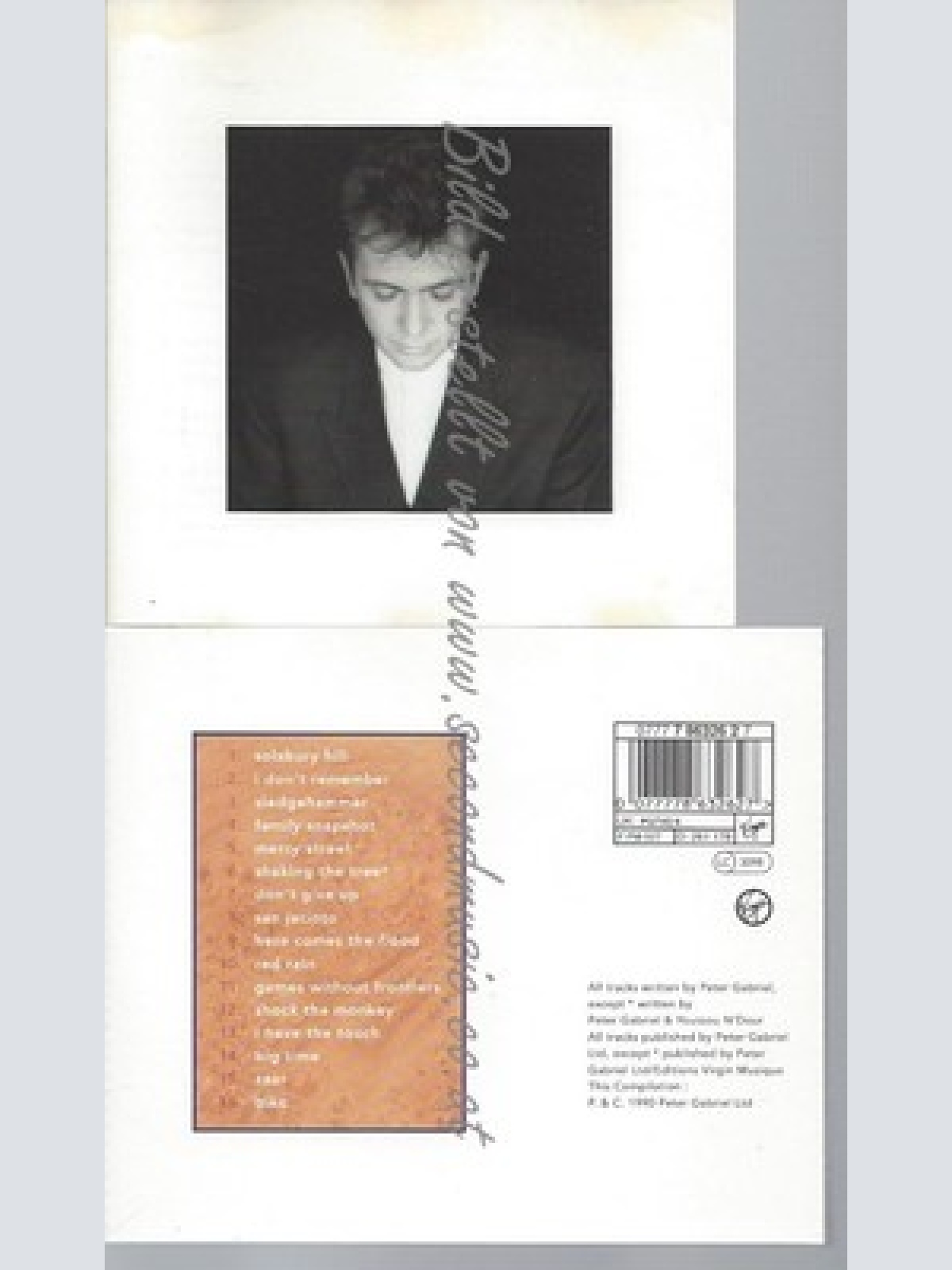 CD--PETER GABRIEL -- -- SHAKING THE TREE-16GOLD.GREATS