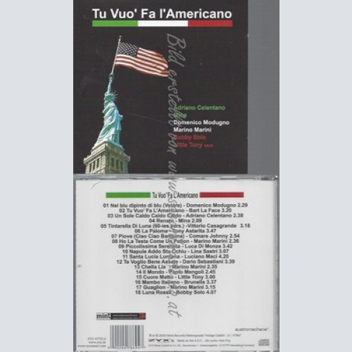 CD--VARIOUS -- -- TU VUO'FA'L'AMERICANO