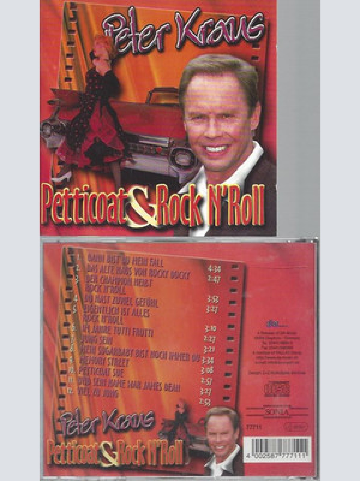 CD-- PETER KRAUS -- PETTICOAT & ROCK N ROLL