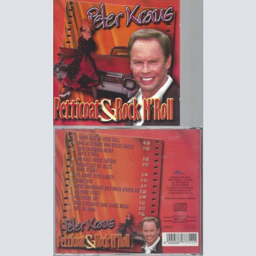 CD-- PETER KRAUS -- PETTICOAT & ROCK N ROLL