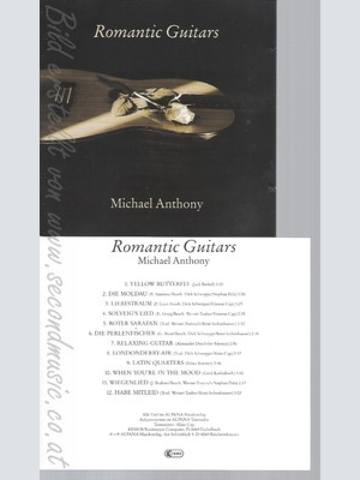 CD--ROMANTIC GUITARS--MICHAEL ANTHONY