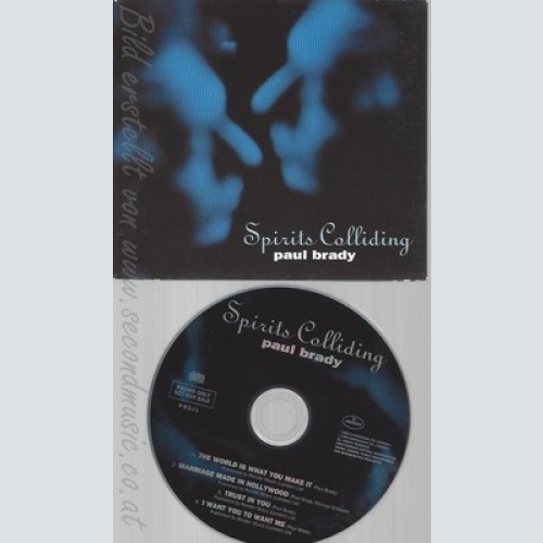 CD--PAUL BRADY--SPIRITS COLLIDING--PROMO