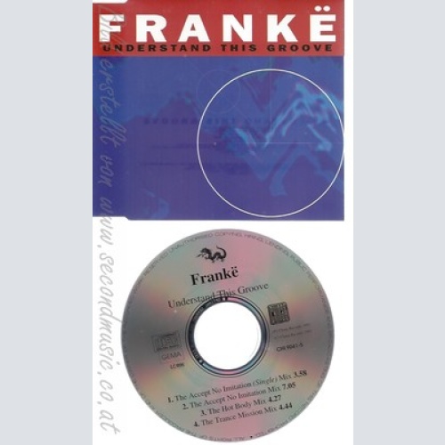 CD--FRANKE - SINGLE -- UNDERSTAND THIS GROOVE -4 VERSIONS,   -