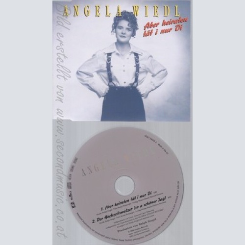 CD--ANGELA WIEDL -- - SINGLE -- ABER HEIRATEN