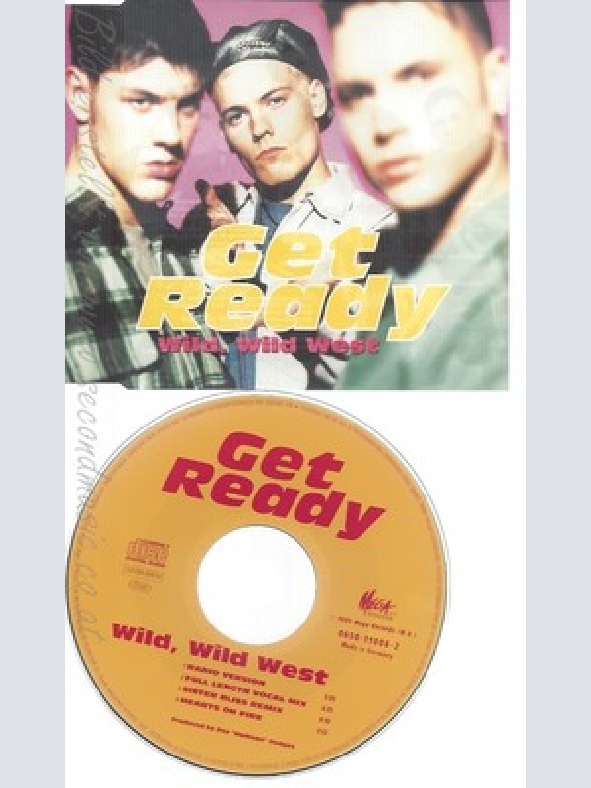 CD--GET READY - SINGLE -- WILD WILD WEST -INCL. 3 VERSIONS, -