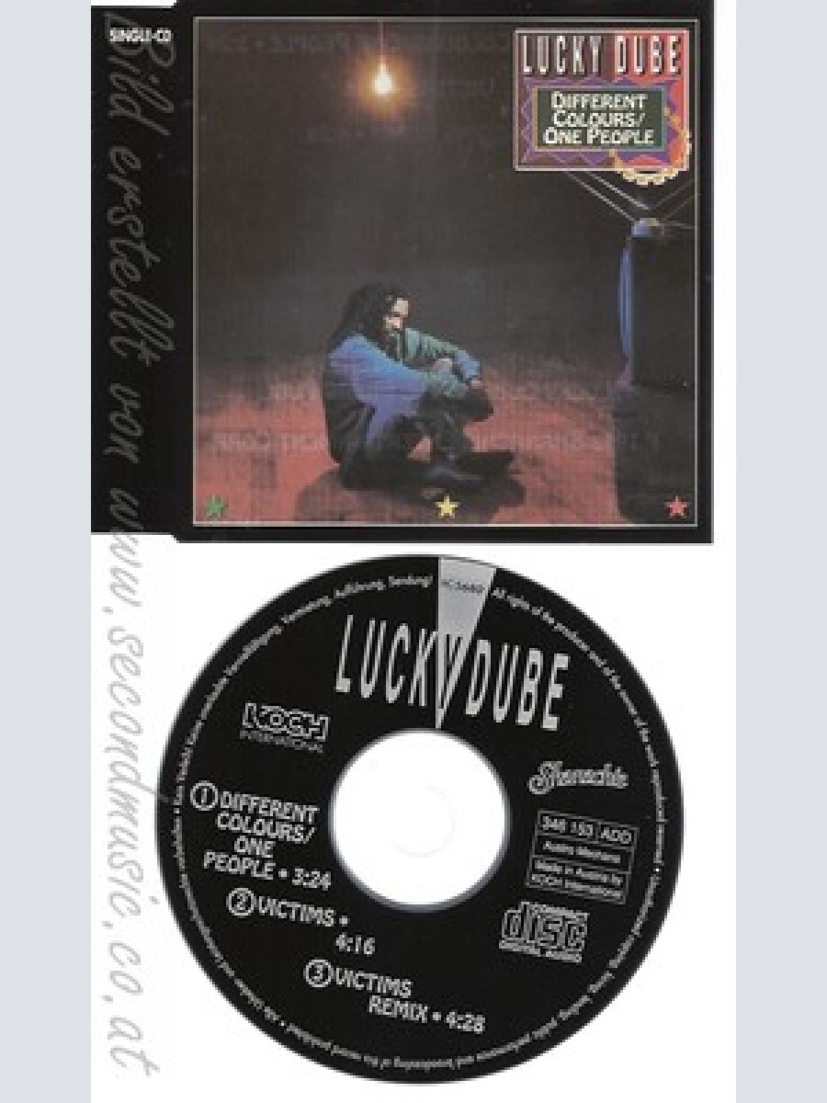 CD--LUCKY DUBE - SINGLE -- DIFFERENT COLOURS
