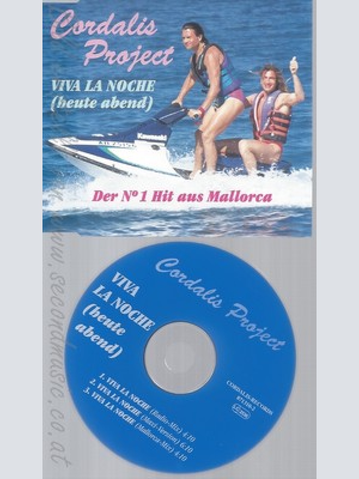 CD--CORDALIS -- - SINGLE -- VIVA LA NOCHE -HEUTE ABEND-