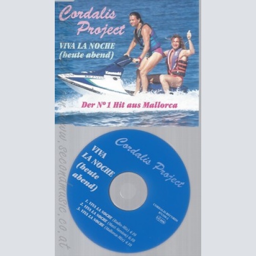 CD--CORDALIS -- - SINGLE -- VIVA LA NOCHE -HEUTE ABEND-