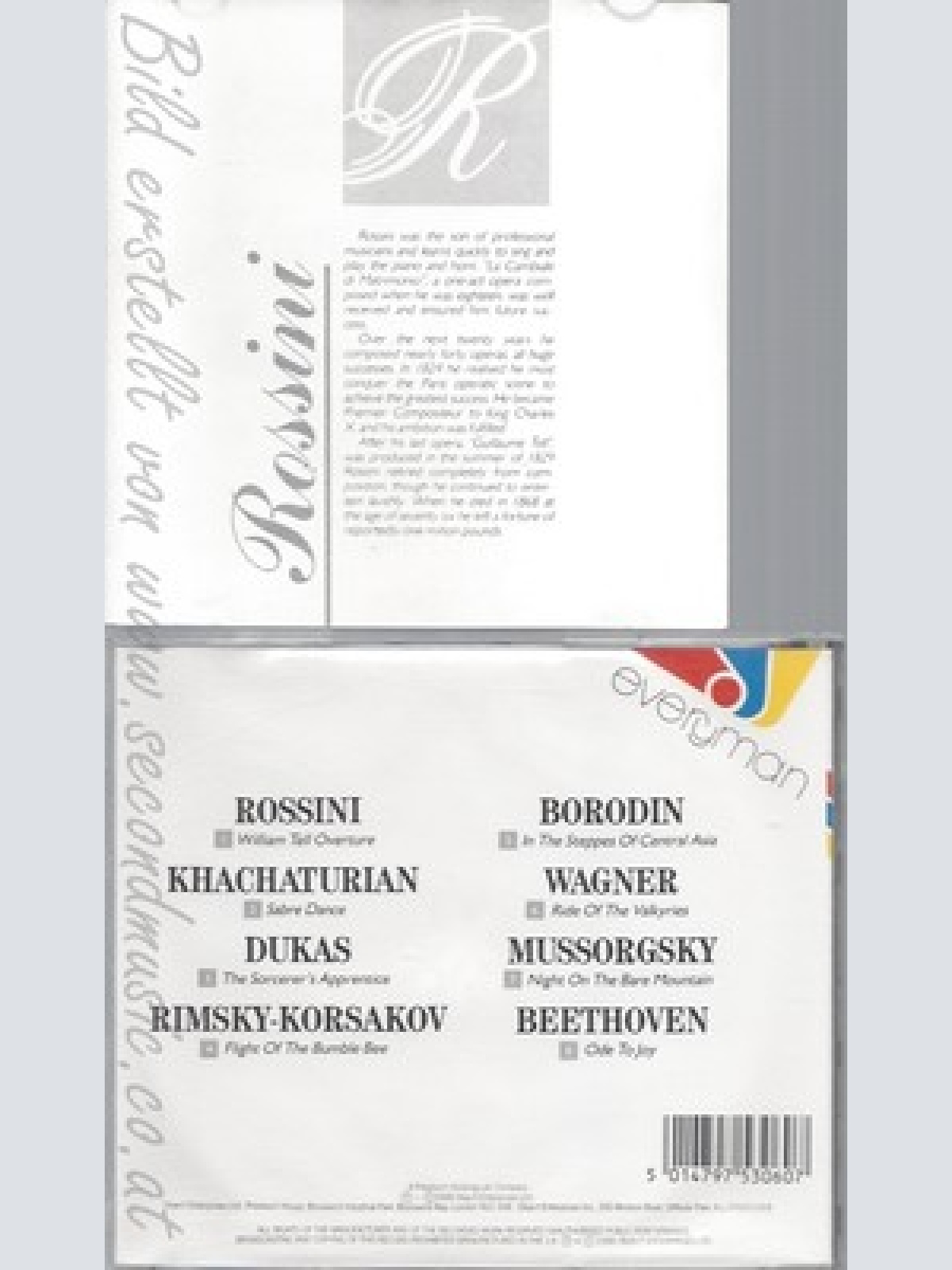 CD--SOVIET STATE ORCHESTRA -GAVOSTAR- - UK IMPORT -- ROSSINI KHACHATURIAN DUKAS