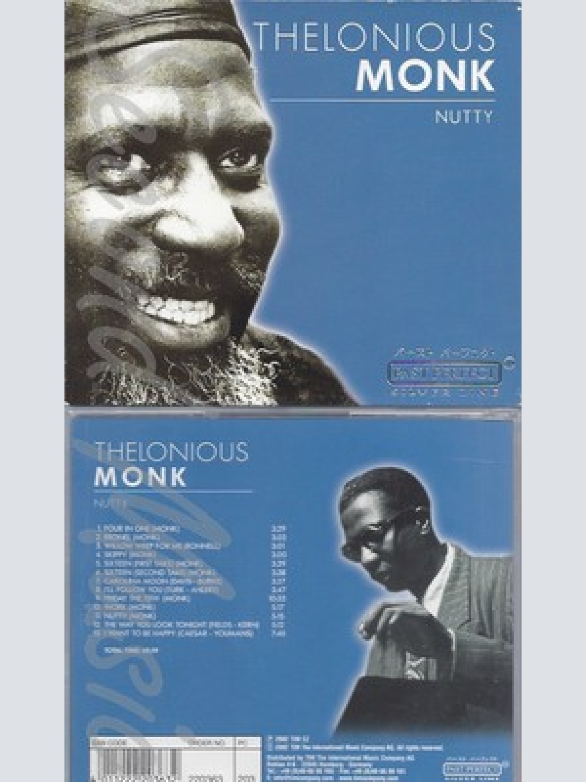CD--THE LONIOUS MONK -2002- -- NUTTY