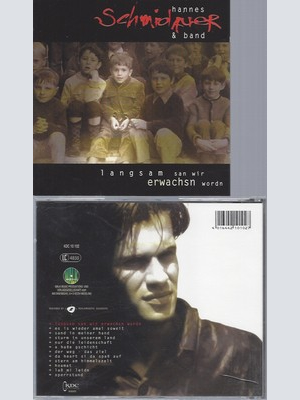 CD--HANNES SCHMIDAUER -2002- -- LANGSAM SAN WIR ERWACHSN WORDN