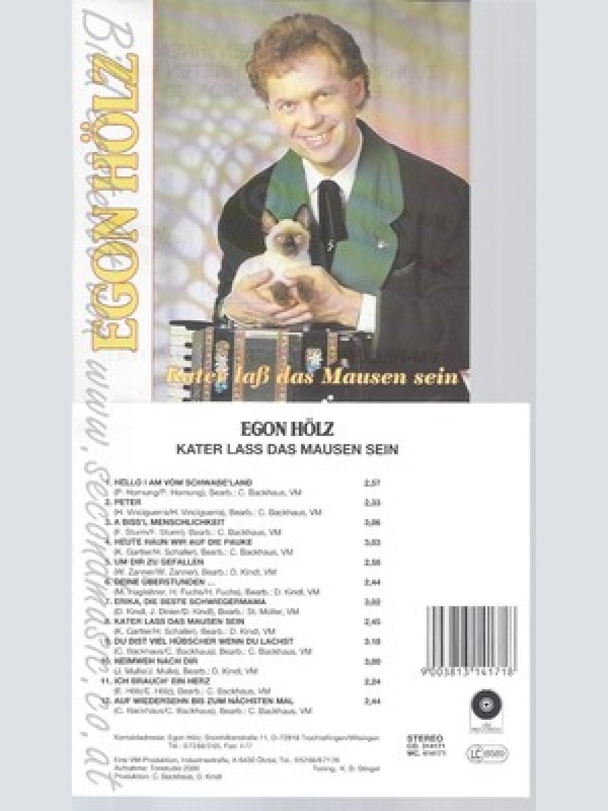 CD--EGON HOELZ -  -- KATER LASS DAS MAUSEN SEIN