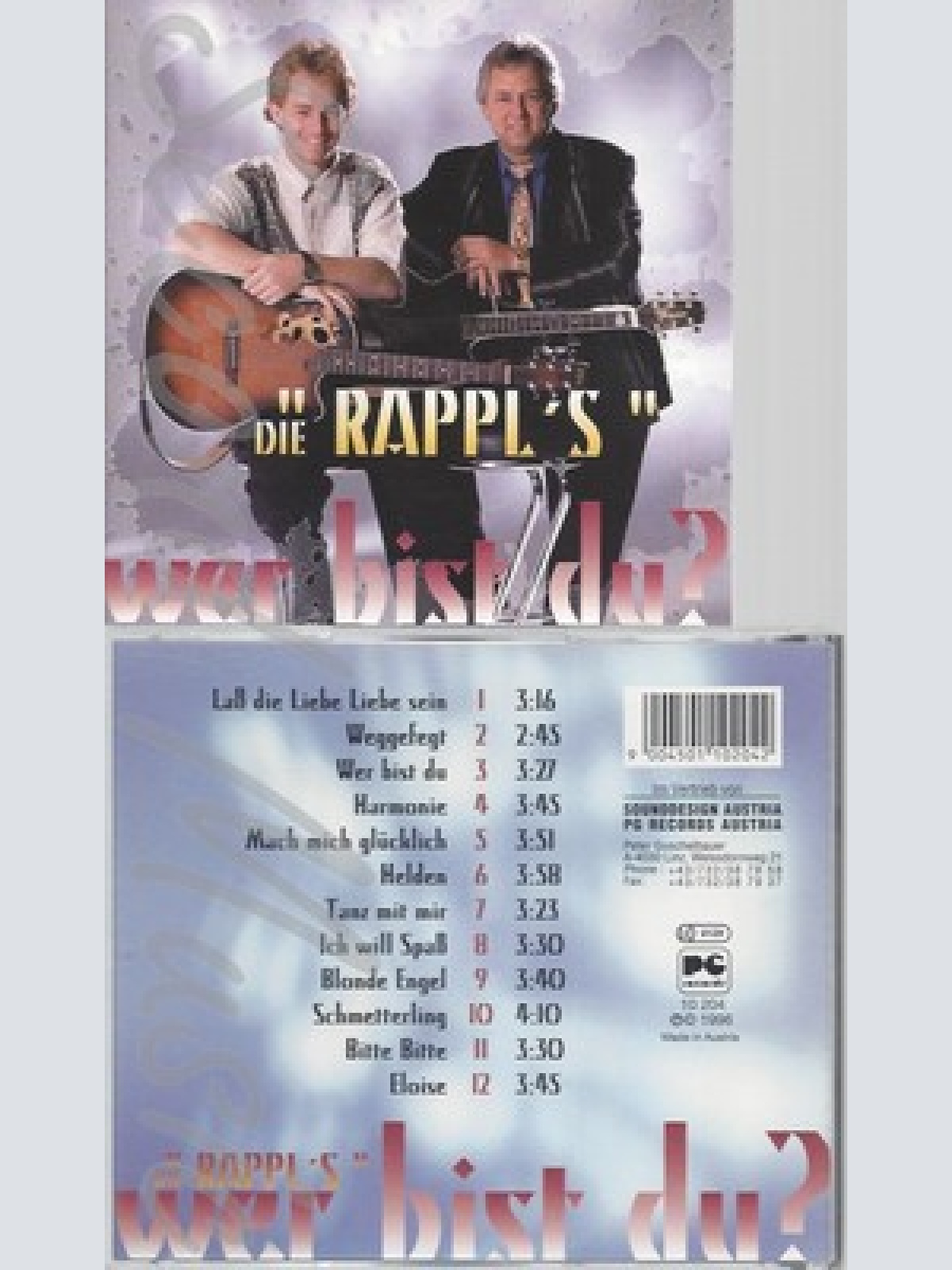 CD--DIE RAPPL'S -1996- -- WER BIST DU