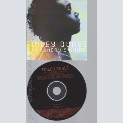 CD--FINLEY QUAYE - - SINGLE -- SUNDAY SHINING