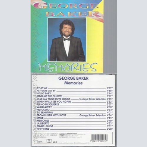 CD--GEORGE BAKER -1993- -- MEMORIES