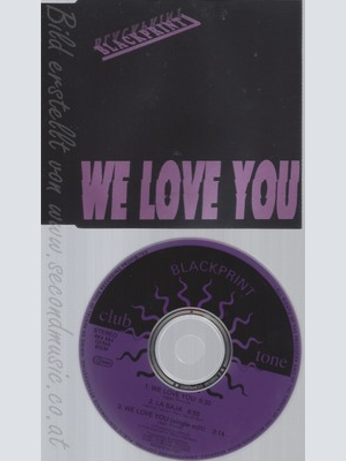 CD--BLACKPRINT - SINGLE -- WE LOVE YOU -ROLLING STONES-