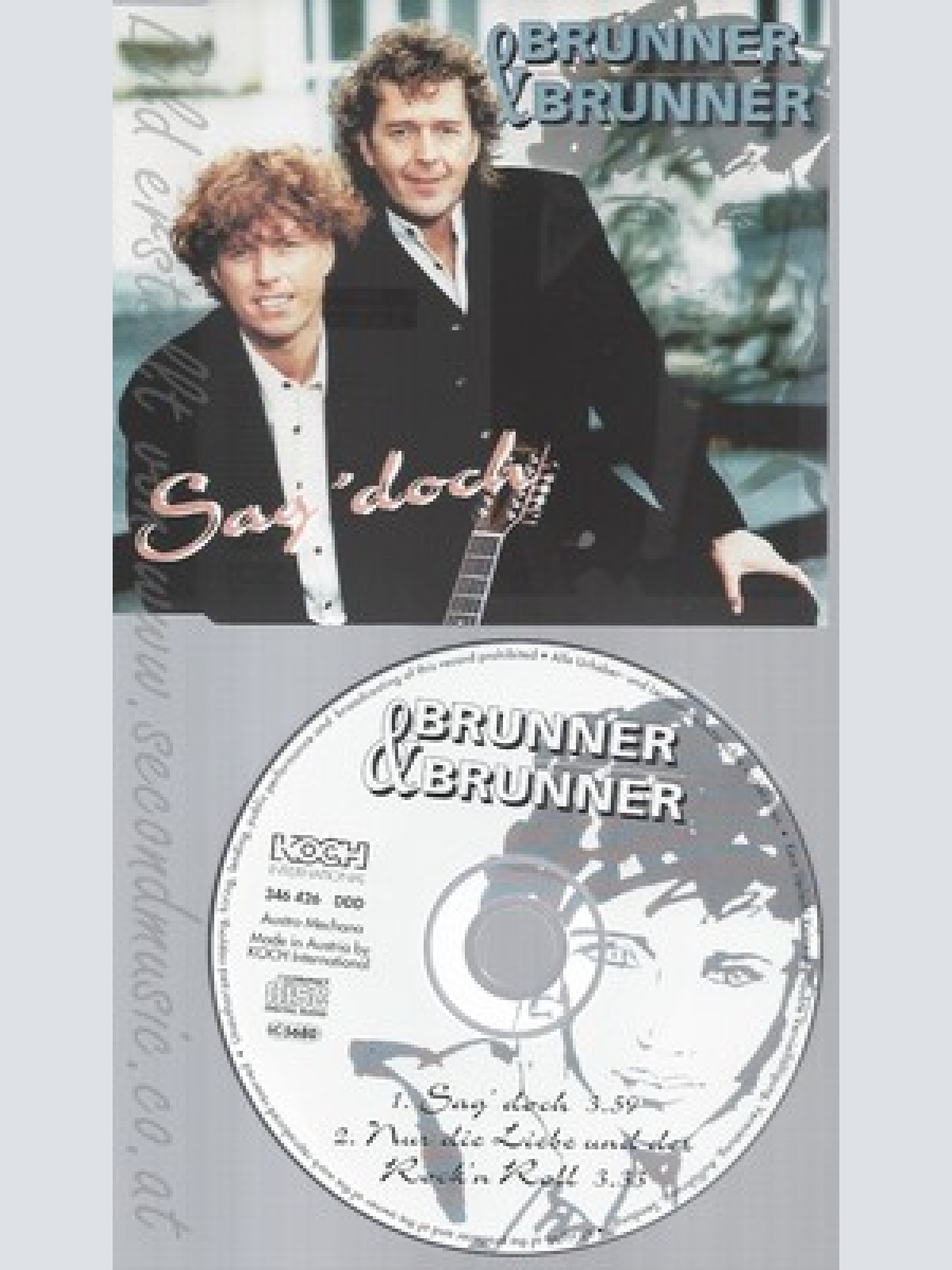 CD--BRUNNER&BRUNNER -- - SINGLE -- SAG' DOCH