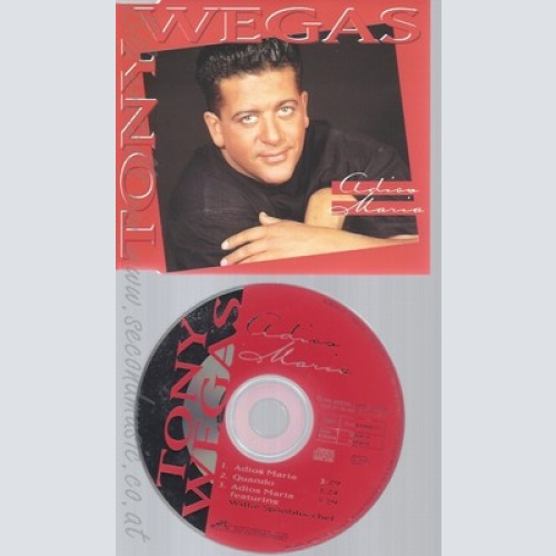 CD--TONY WEGAS -- --- ADIOS MARIA