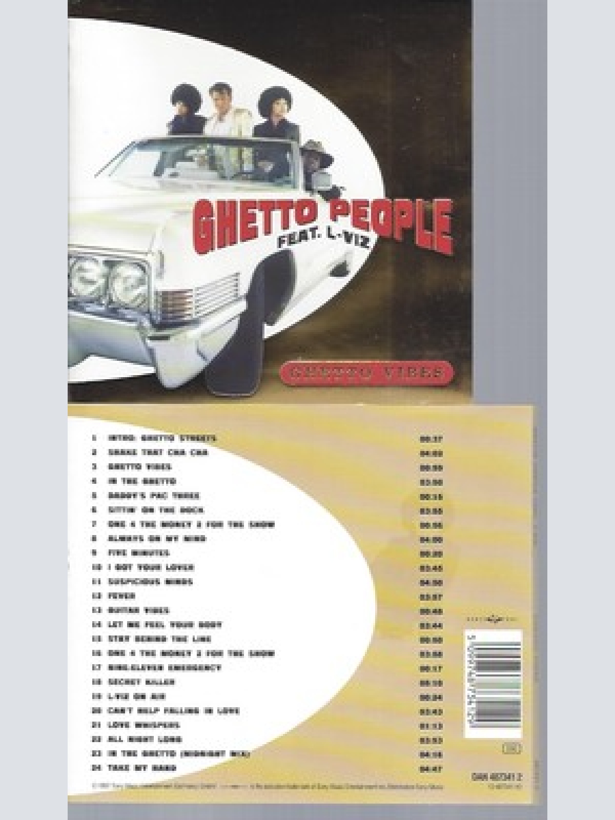 CD--GHETTO PEOPLE FEAT.L-VIZ -1997- -- GHETTO VIBES