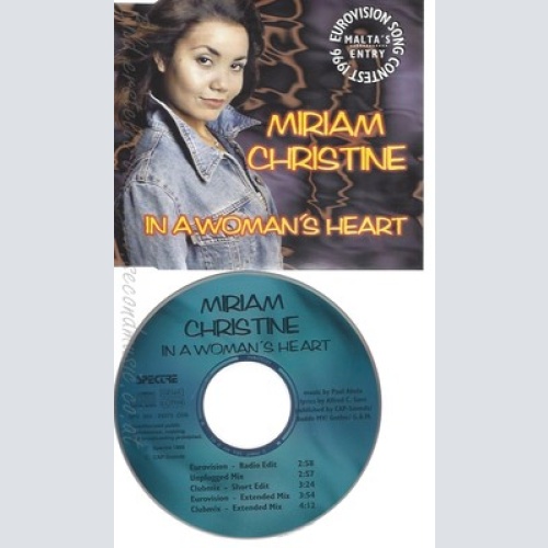 CD--CHRISTINE MIRIAM --- IN A WOMAN'S HEART