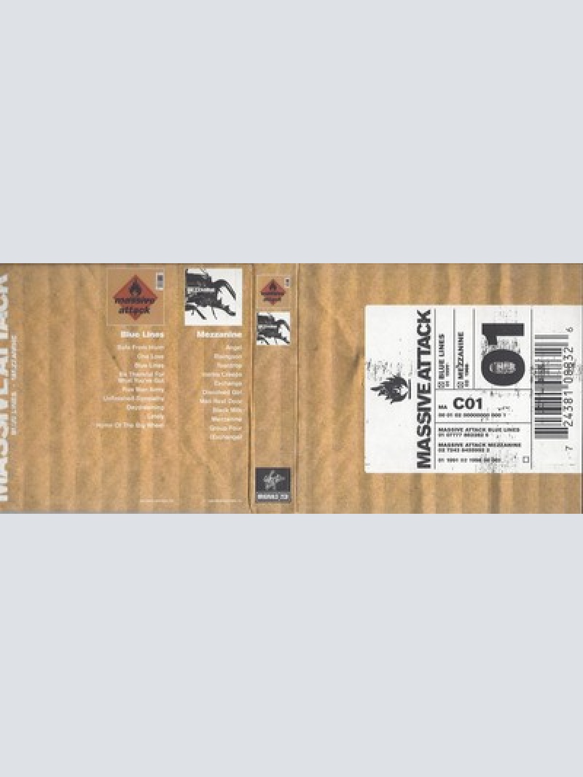 CD--LUE LINES / MASSIVE ATTACK -- --CD -- MEZZANINE