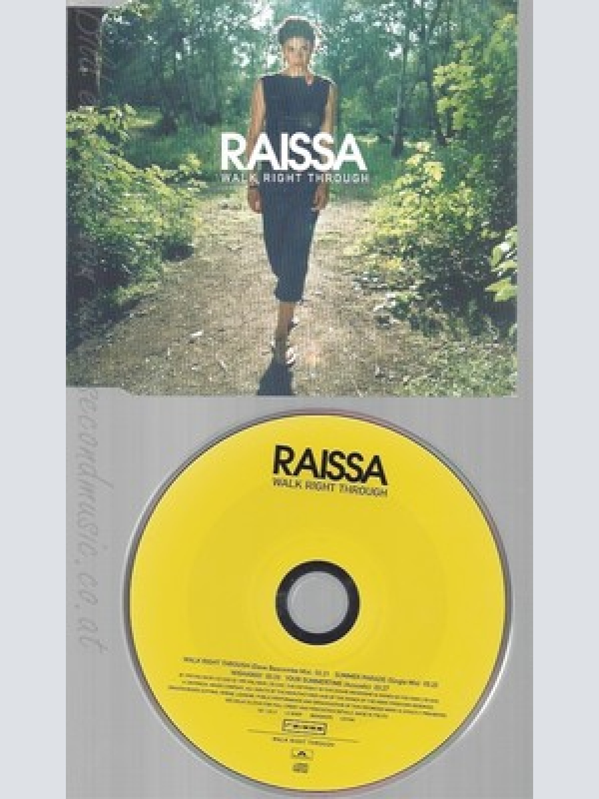 CD--RAISSA -- --- WALK RIGHT THROUGH