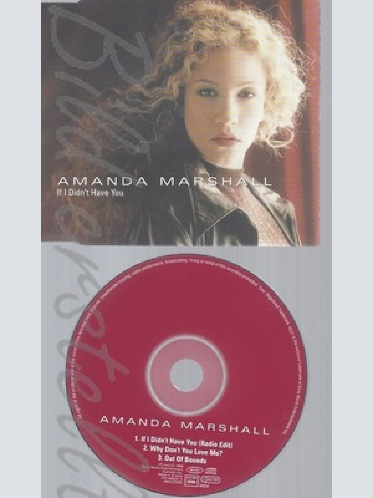 CD--AMANDA MARSHALL -- --- IF I DIDN'T HAVE YOU