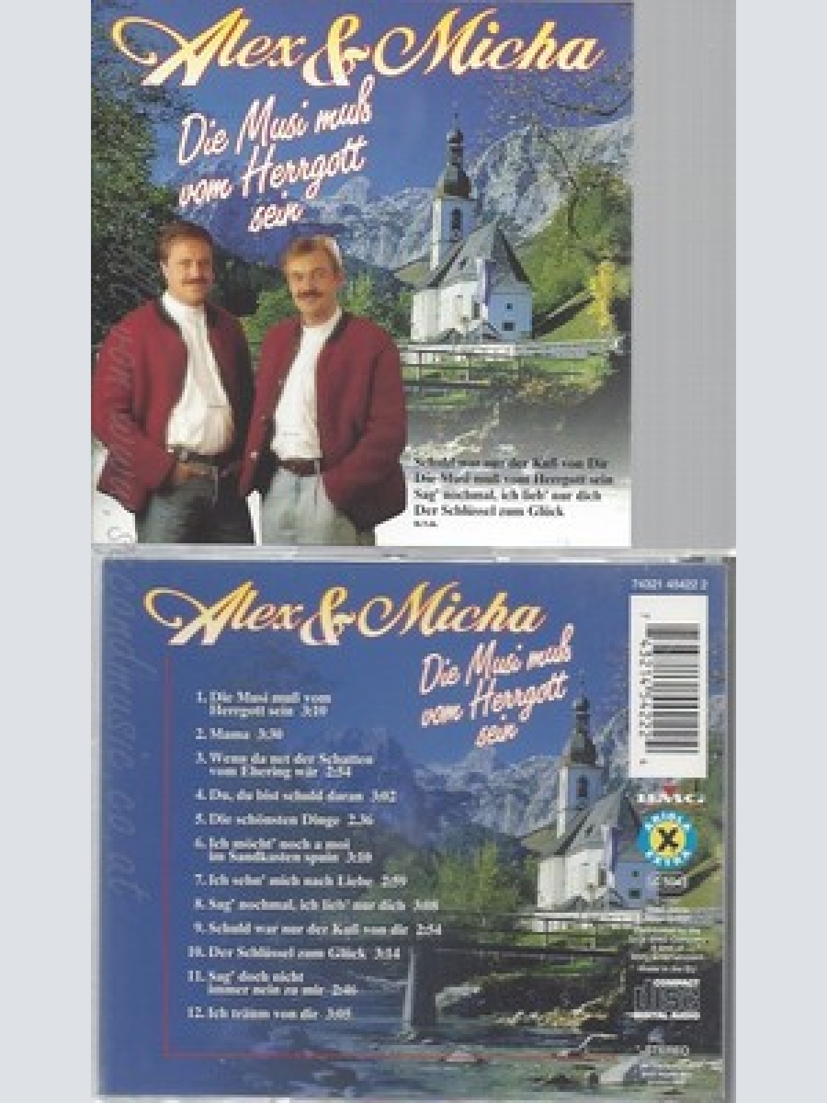 CD--ALEX & MICHA -- -- DIE MUSI MUSS VOM HERRGOTT SEIN