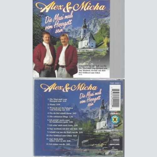 CD--ALEX & MICHA -- -- DIE MUSI MUSS VOM HERRGOTT SEIN