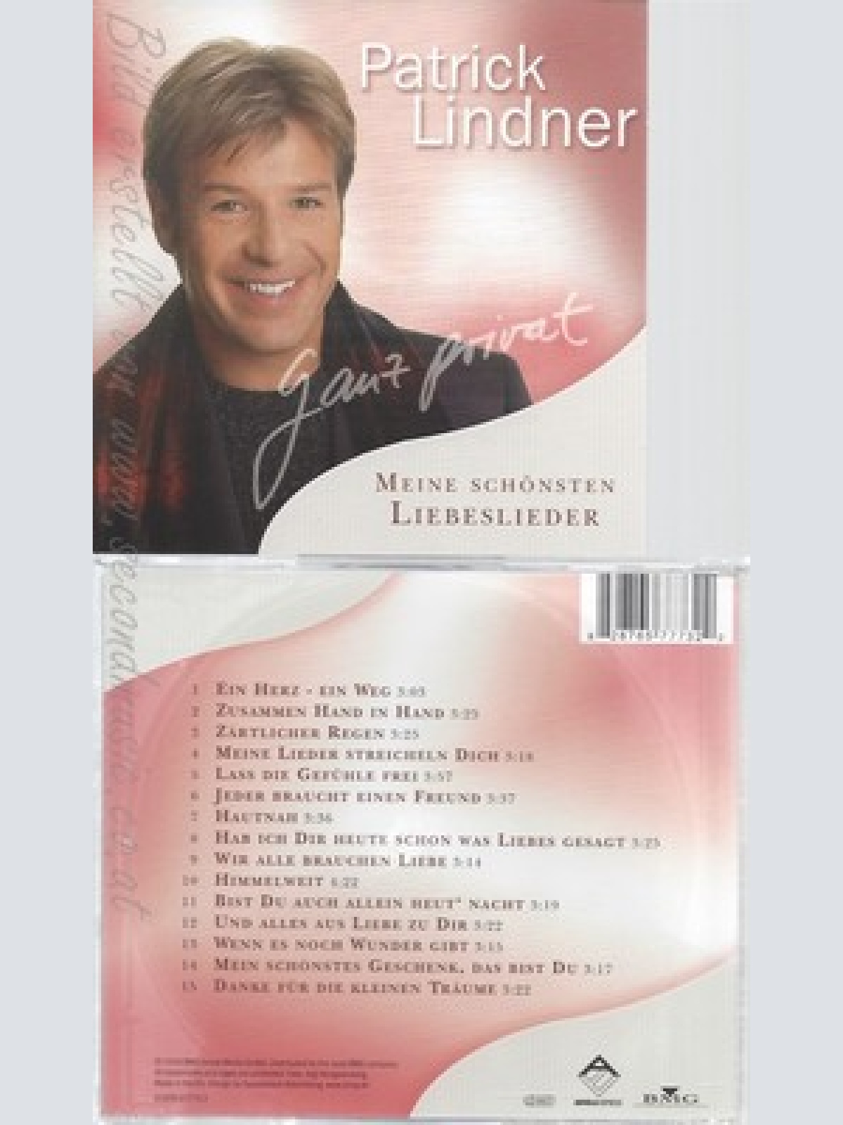 CD--PATRICK LINDNER -- -- GANZ PRIVAT