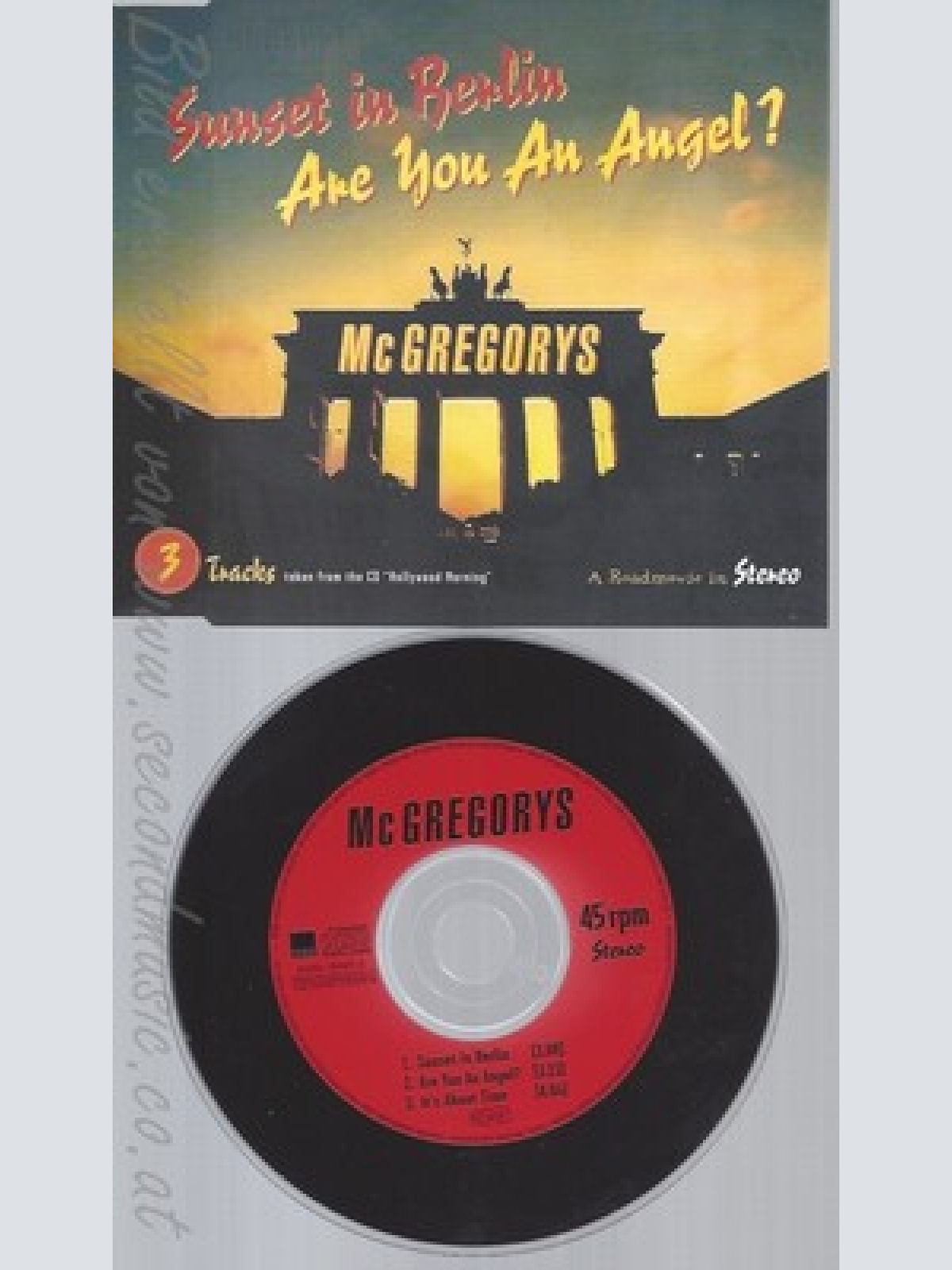 CD--SUNSET IN BERLIN  & ARE YOU AN ANGEL