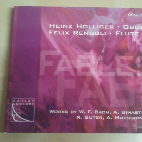 CD--HEINZ HOLLIGER--OBOE--FELIX RENGGLI--FLUTE-ALBUM