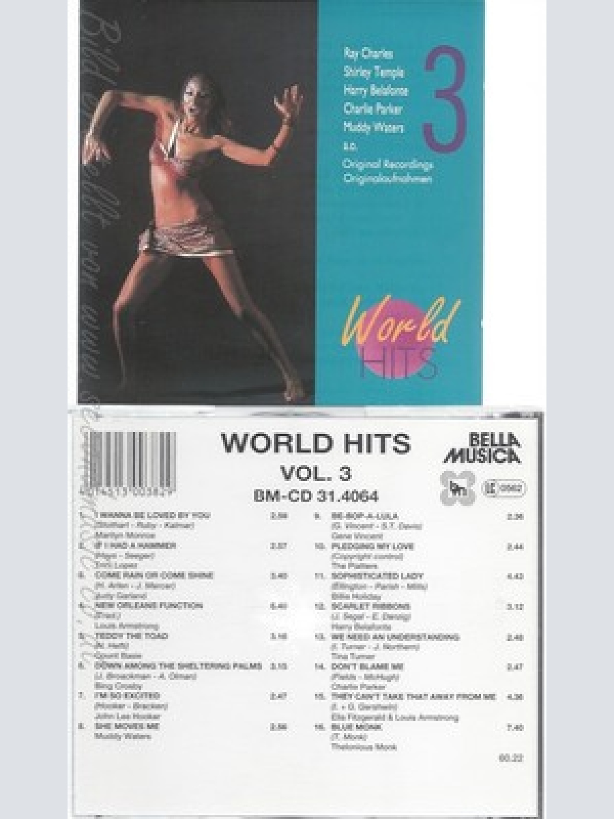 CD--VARIOUS UND GARNER,HOOKER,HOLIDAY SIMONE -- -- WORLD HITS 3