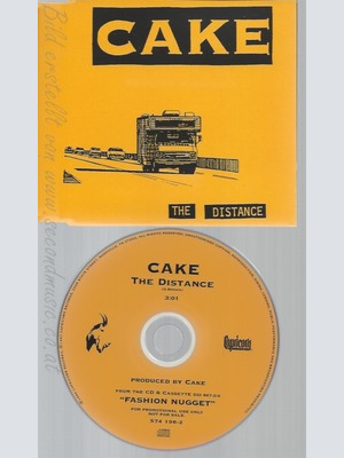 CD--CAKE--THE DISTANCE--PROMO