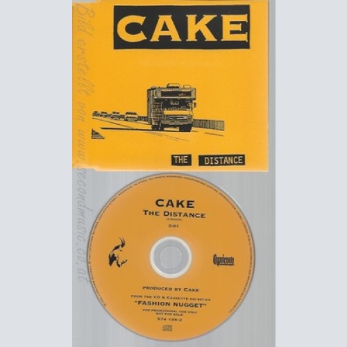CD--CAKE--THE DISTANCE--PROMO
