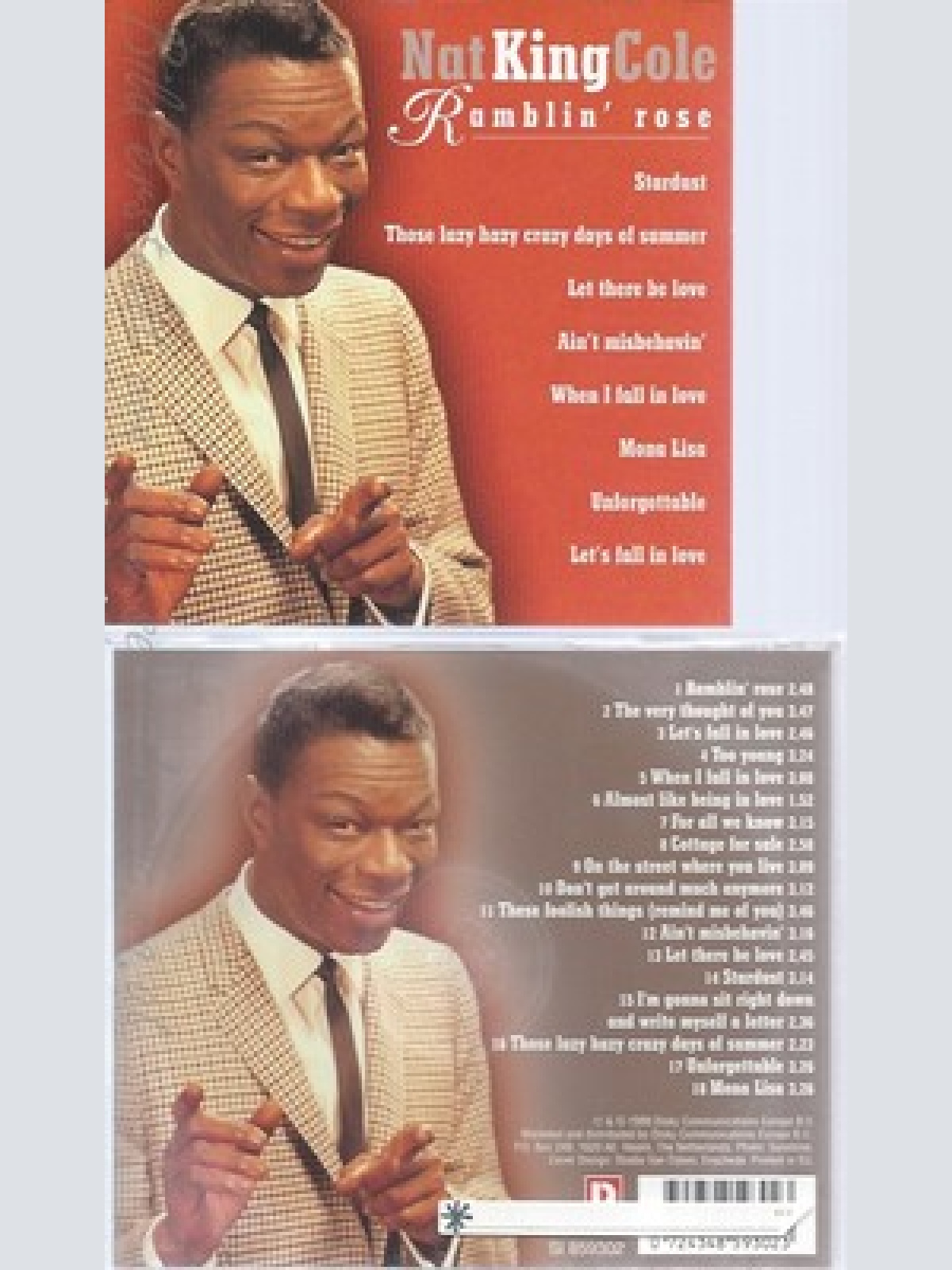 CD--NAT KING COLE -- -- RAMBLIN' ROSE