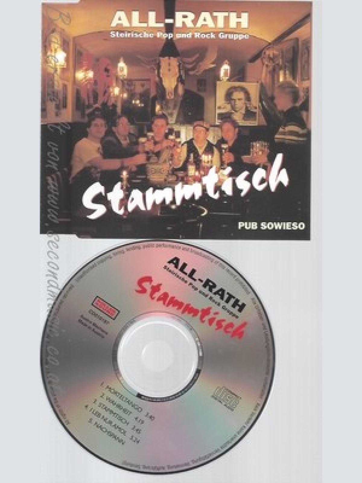 CD--ALL-RATH--STAMMTISCH-STEIRISCHE POP ROCK GRUPPE--