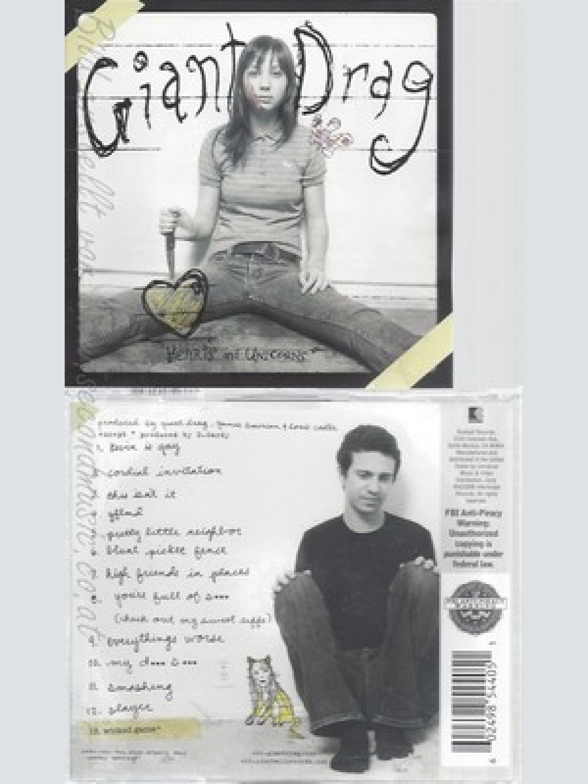 CD--GIANT DRAG -- -- HEARTS & UNICORNS