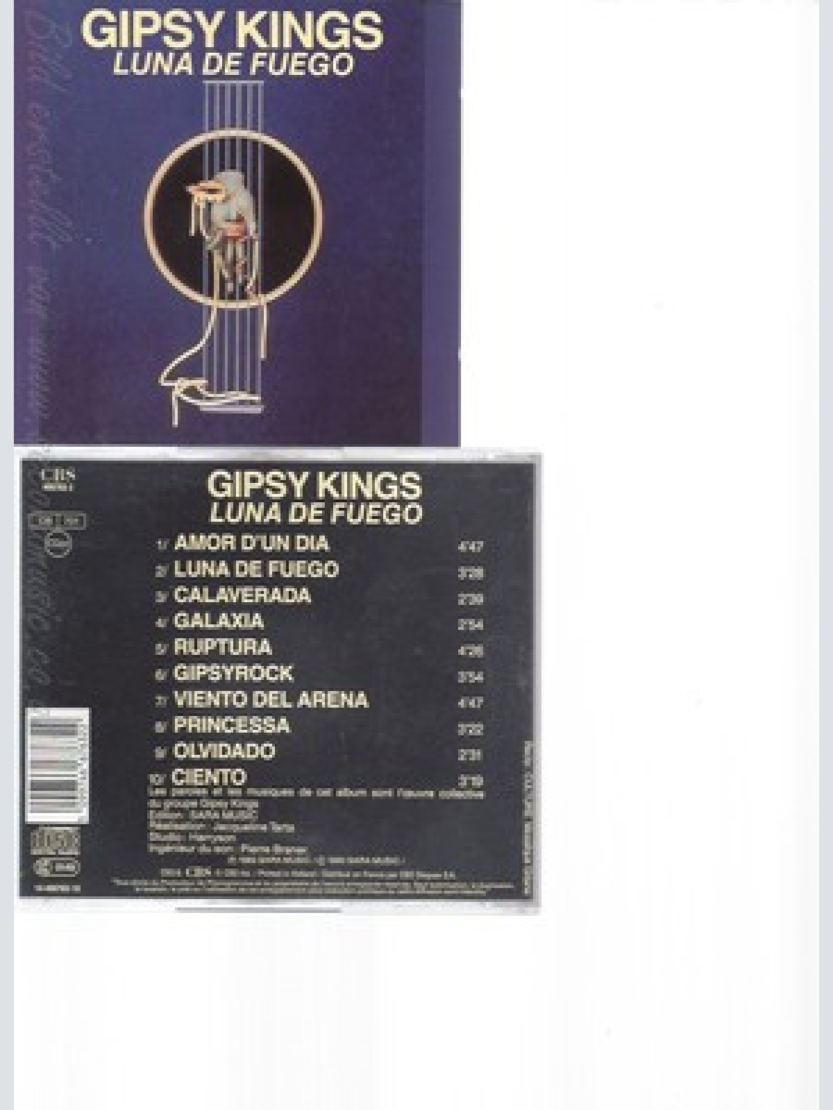 CD--GIPSY KINGS -- -- LUNA DE FUEGO