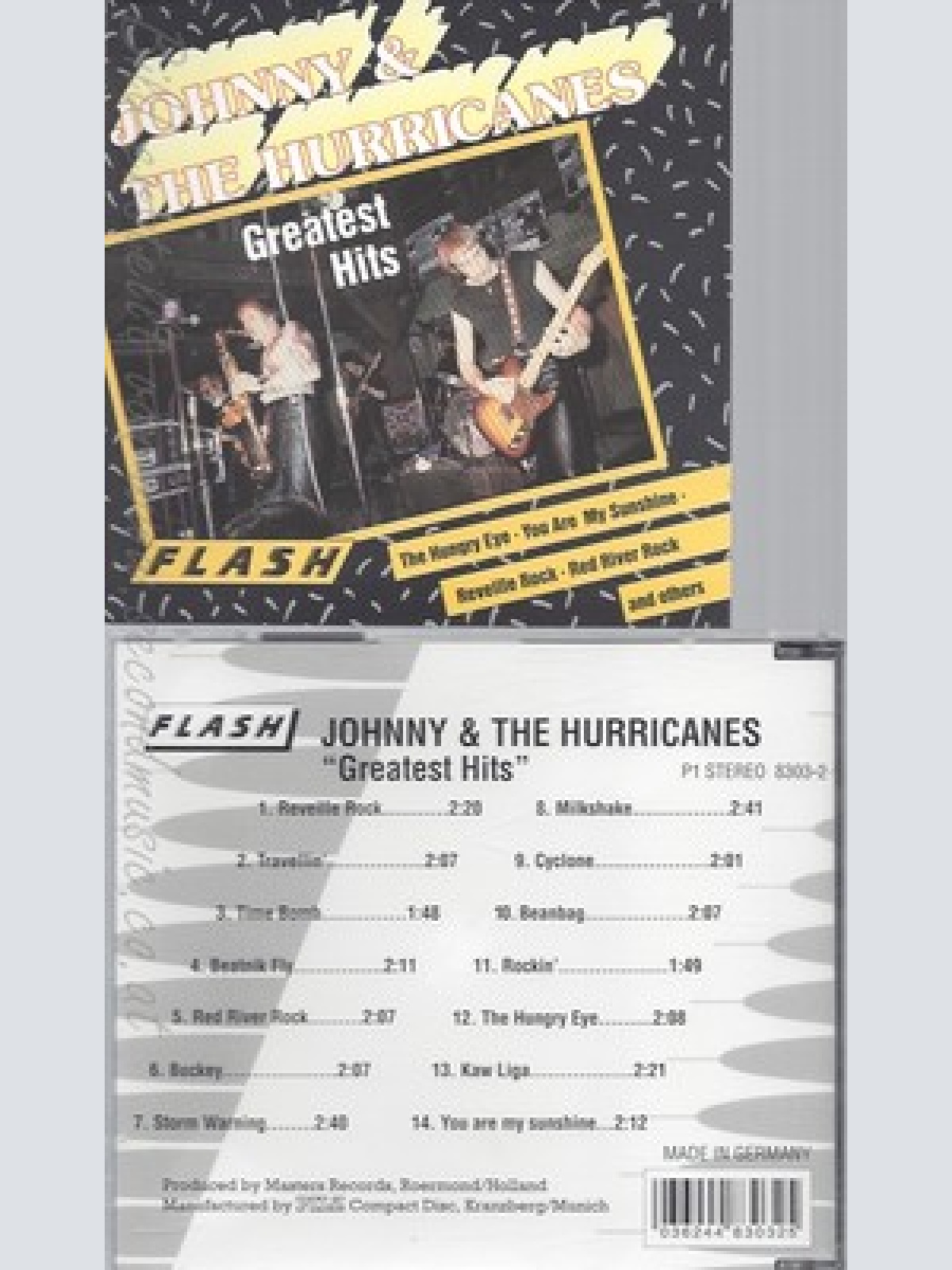 CD--JOHNNY & THE HURRICANES -- GREATEST HITS --