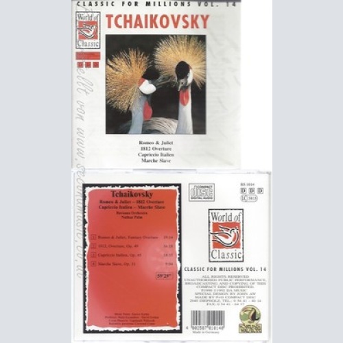 CD--RAVENNA OR UND PETER ILJITSCH TSCHAIKOWSKY -- -- -- ROMEO & JULIET