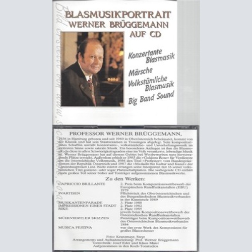 CD--WERNER BRÜGGEMANN--BLASMUSIKPORTRAIT-2CD