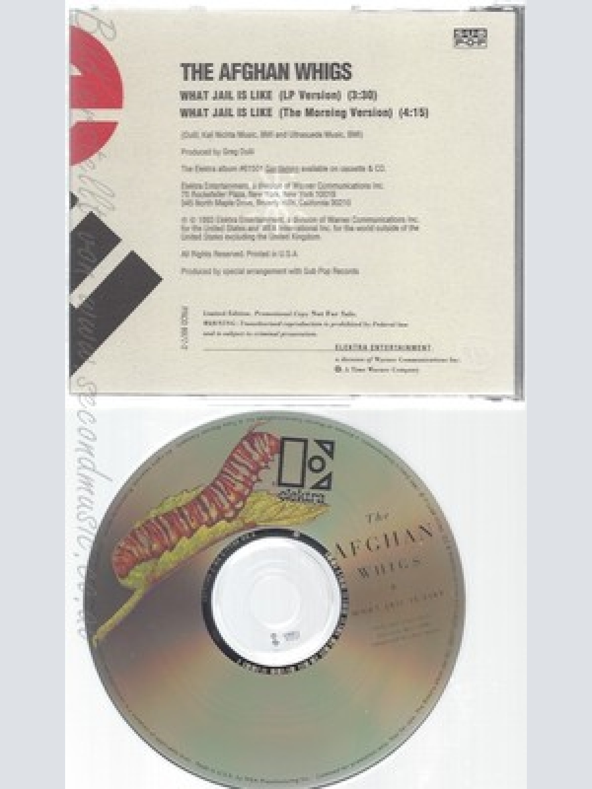 CD--THE AFGHAN WHIGS--WHAT JAIL IS LIKE --PROMO--OHNE FRONTCOVER