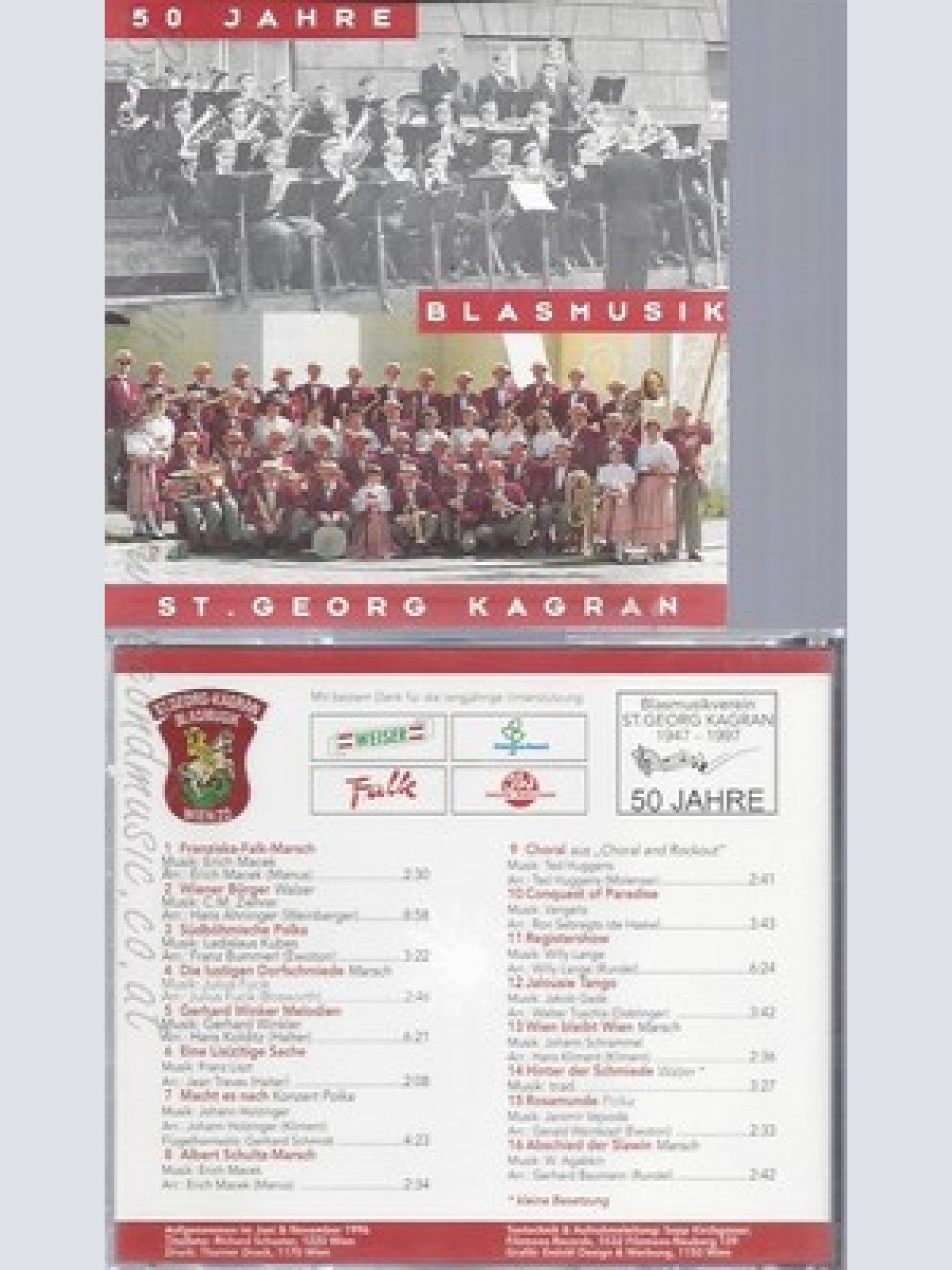 CD--50 JAHRE BLASMUSIK ST GEORG KAGRAN