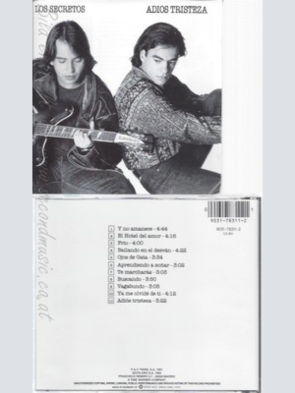 CD--LOS SECRETOS -- --- ADIOS TRISTEZA